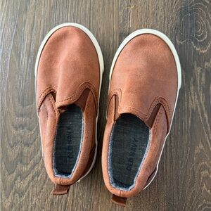 Old Navy Tan Slip-On Kids Sneakers